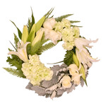 White Sympathy Wreath