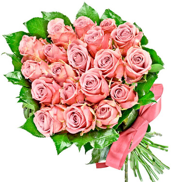 24 pink roses bouquet