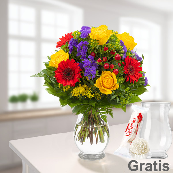 Geburtstagsblumen inklusive Grußkarte versenden  FloraPrima.de