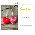 Gift Certificate Heart