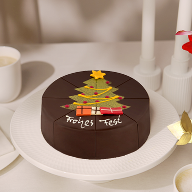 Dessert-Torte „Frohes Fest“