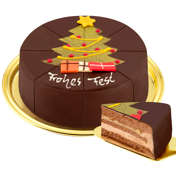 Dessert-Torte „Frohes Fest“