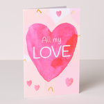 Greeting Card „All my Love“