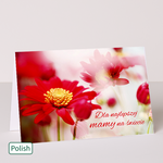 Polish Greeting Card „Best Mother“