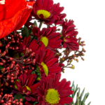 Flower Bouquet Weihnachten with vase & 3 Ferrero Giotto