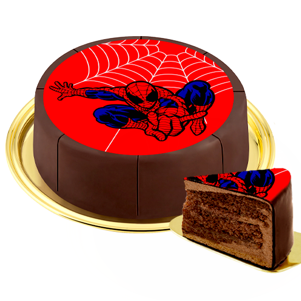 Dessert-Motiv-Torte Spiderman