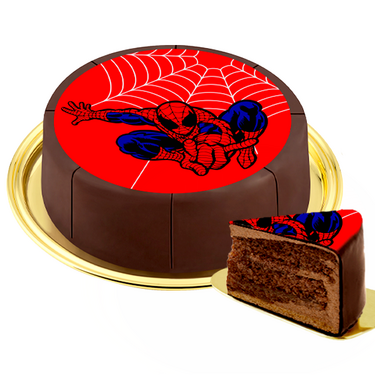 Dessert-Motiv-Torte Spiderman