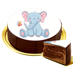 Dessert-Motiv-Torte Elefant