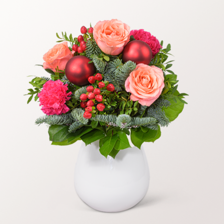 Flower Bouquet Kaminfeuer