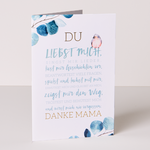 Greeting Card „Danke Mama“
