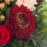 Flower Bouquet Herbstgedicht with vase & 3 Ferrero Giotto