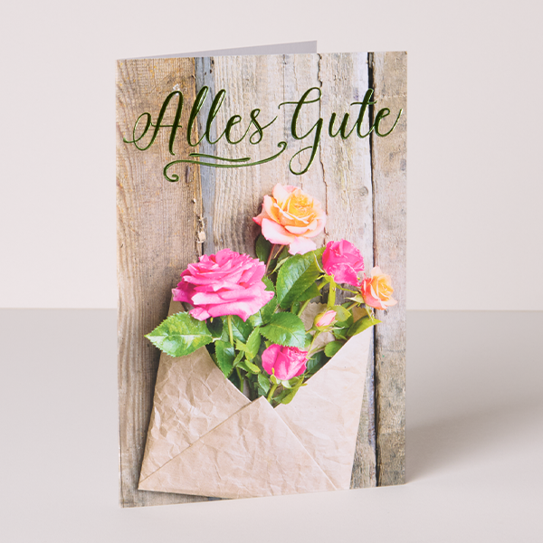 Greeting Card „Alles Gute“