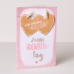 Motivkarte „Zum Hochzeitstag“