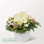 Arrangement Winterwunderland mit Lichterkette