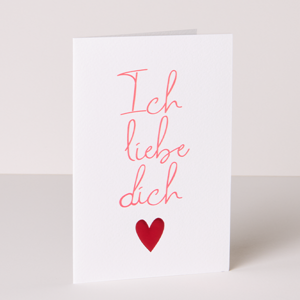 Greeting Card „Ich liebe Dich“