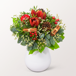 Flower Bouquet Winterstimmung with vase & 3 Ferrero Giotto