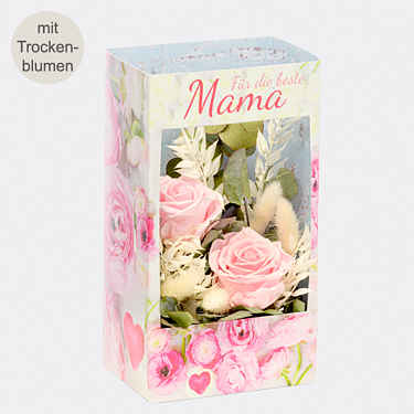 Blumenfenster „Für die beste Mama“