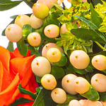 Blumenstrauß Sommerschönheit mit Vase & 2 Ferrero Rocher