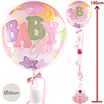 Riesenballon-Präsent Baby Girl (190 cm)
