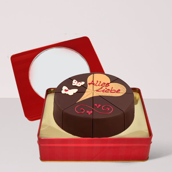 Dessert Sacher cake „Alles Liebe“