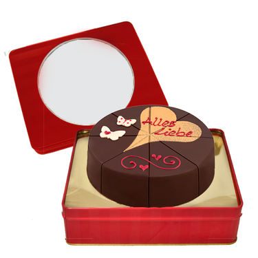 Dessert Sacher cake „Alles Liebe“