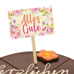 Kuchenstecker "Alles Gute"