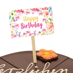 Cake Card "Happy Birthday"