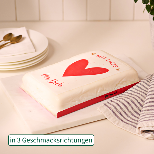 Biskuittorte „Mit Liebe für Dich“