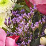 Flower Bouquet Frühlingsblüte with vase & 2 Ferrero Rocher