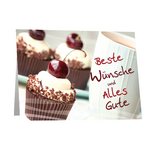 Grußkarte "Beste Wünsche und Alles Gute"