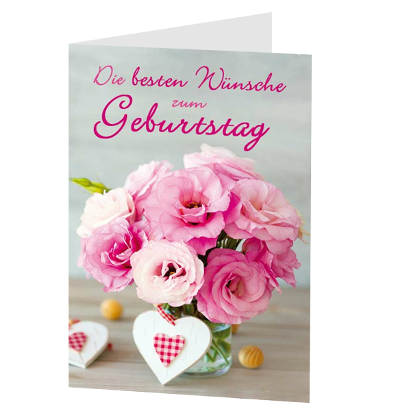 Greeting Card "Best wishes for your birthday"