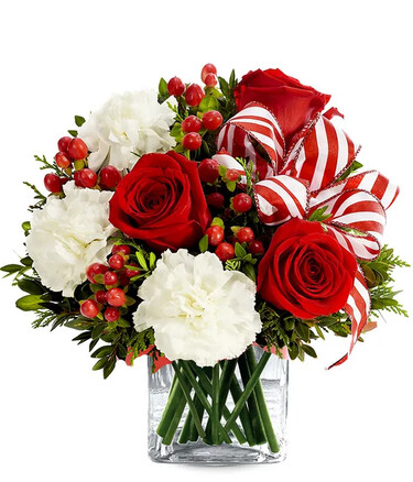 Flower Bouquet Merry Christmas