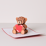 Pop-Up Überraschungskarte Teddybär