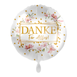 Heliumballon-Geschenk „Danke für Alles!“ Set