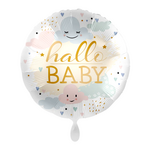 Helium Balloon Gift "Hallo Baby"