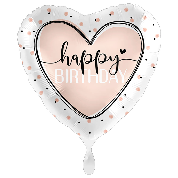 Helium Balloon T Happy Birthday Rose Gold Send Flowers Online