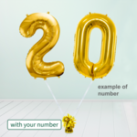 Helium Balloon Gift XXL Numbers