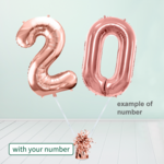 Helium Balloon Gift XXL Numbers