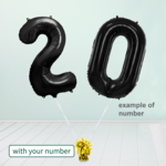 Helium Balloon Gift XXL Numbers