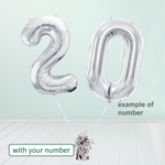 Helium Balloon Gift XXL Numbers