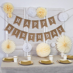 Jute Garland „Happy Birthday“