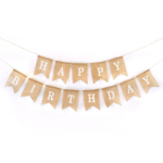 Jute Girlande "Happy Birthday"