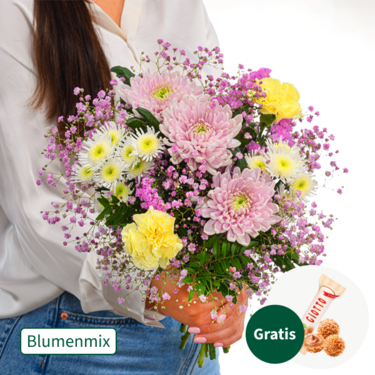 Blumenmix Herbstmärchen mit Ferrero Giotto 3er