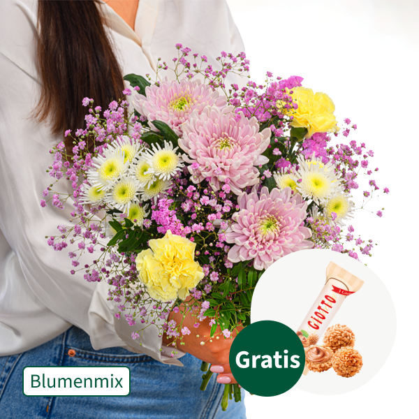 Blumenmix Herbstmärchen mit Ferrero Giotto 3er