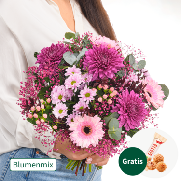 Blumenmix Herbstmelodie mit Ferrero Giotto 3er