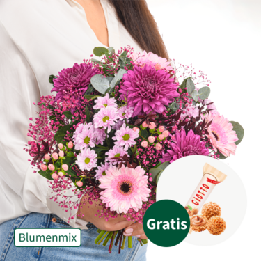 Blumenmix Herbstmelodie mit Ferrero Giotto 3er