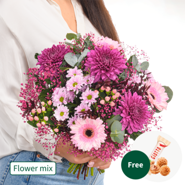 Flower Mix Herbstmelodie with 3 Ferrero Giotto