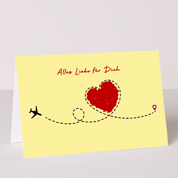 Greeting Card „Alles Liebe für Dich“