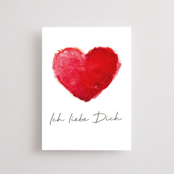 Greeting Card „Ich liebe Dich“