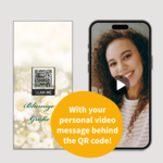 Card with photo and video greetings